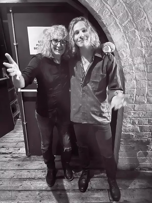 Mauro Magellan drums and Jaro Väisänen in UK.